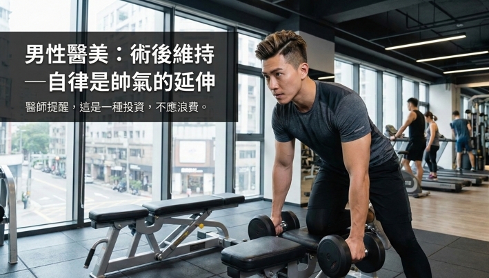 男性醫美:術後維持 — 自律是帥氣的延伸